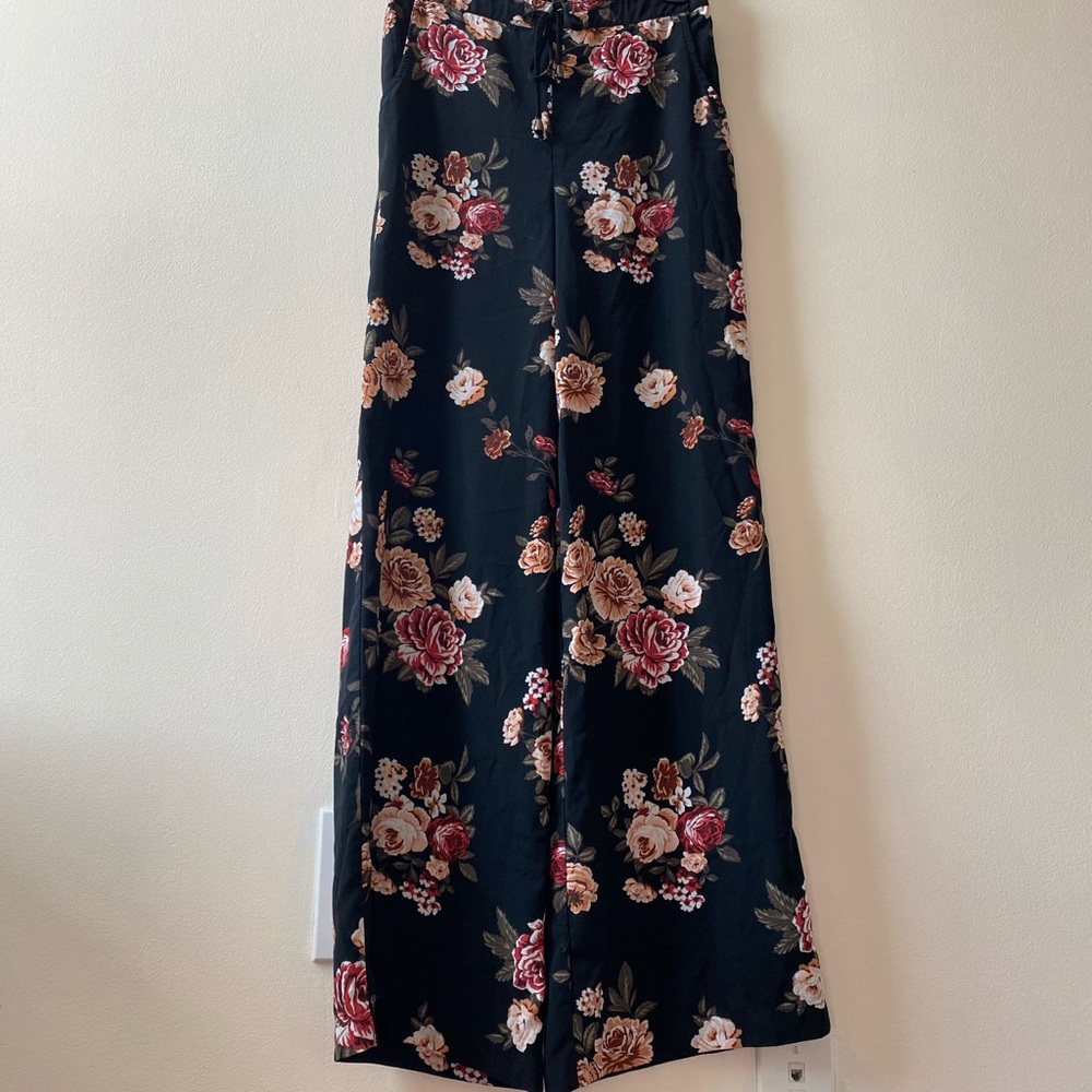 Floral Wide Leg Pant